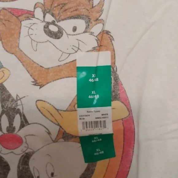 Looney Tunes White Short Sleeve Tee - Picture 2 of 5